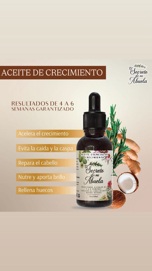 Aceite Esencial De Crecimento (El Secreto De Mi Abuela)